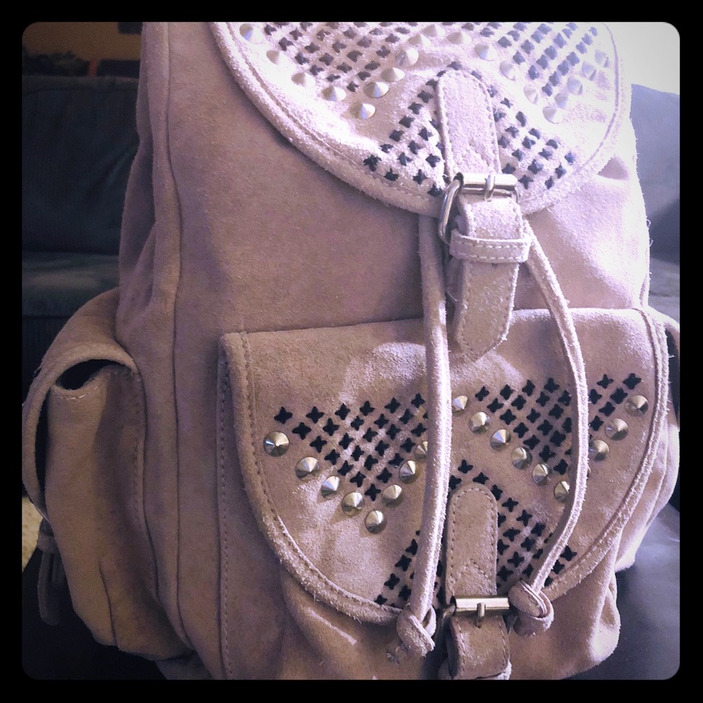Walter Baker suede backpack